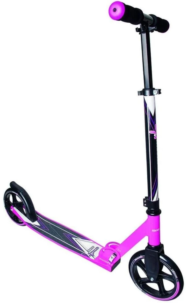 Muuwmi aluminum scooter 205mm juodas / pink - 463