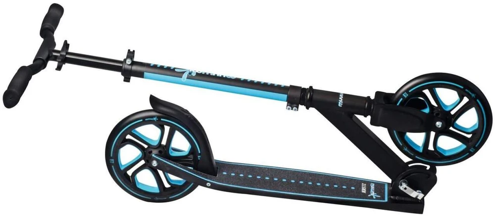 MUUWMI Aliuminio Scooter PRO skrejritenis 215 mm mėlynas AU 567