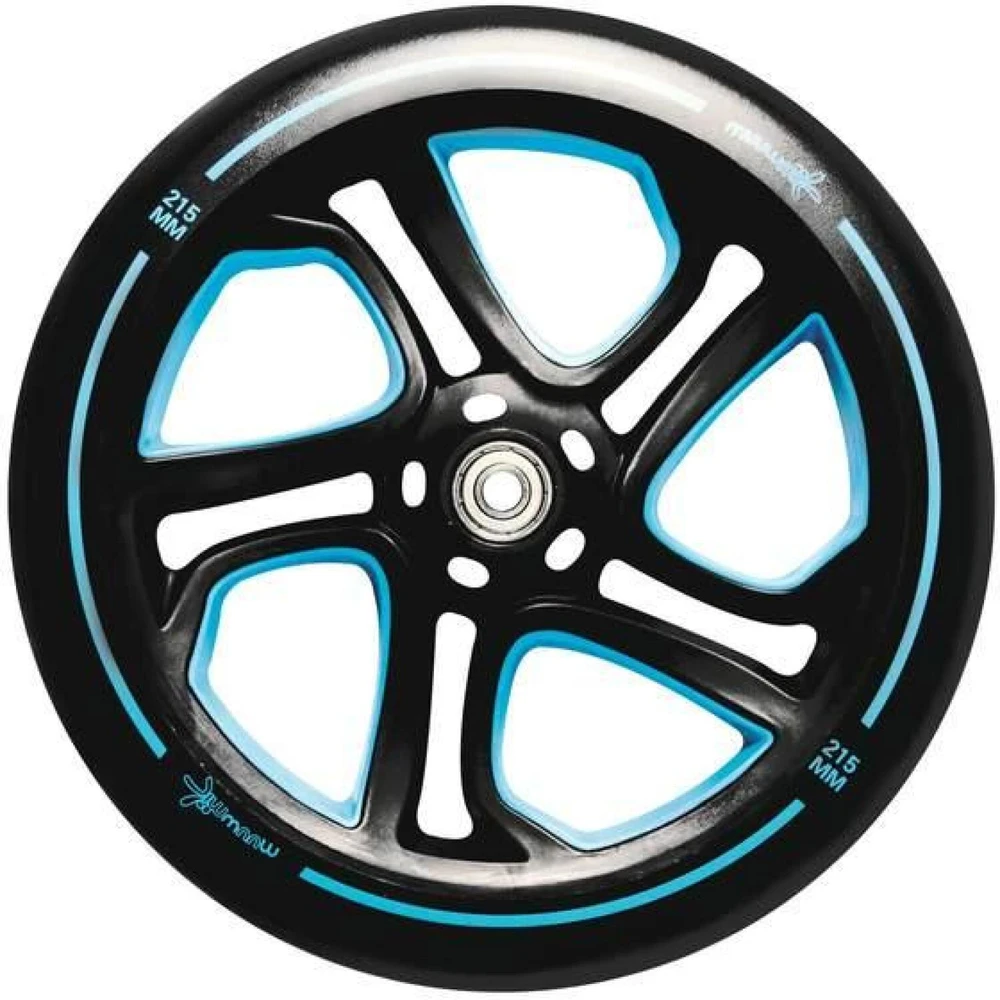 MUUWMI Aliuminio Scooter PRO skrejritenis 215 mm mėlynas AU 567