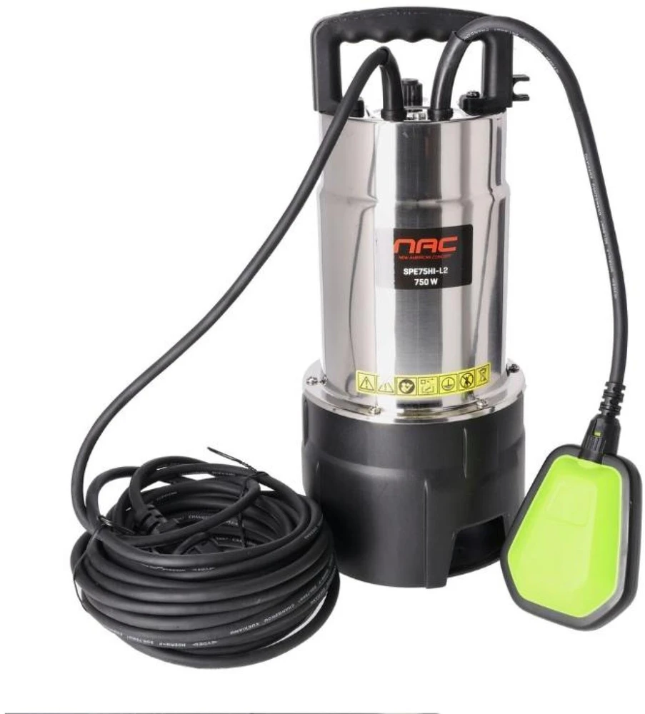 Drenažinis vandens siurblys Nac SPE75HI-L2; 750 W