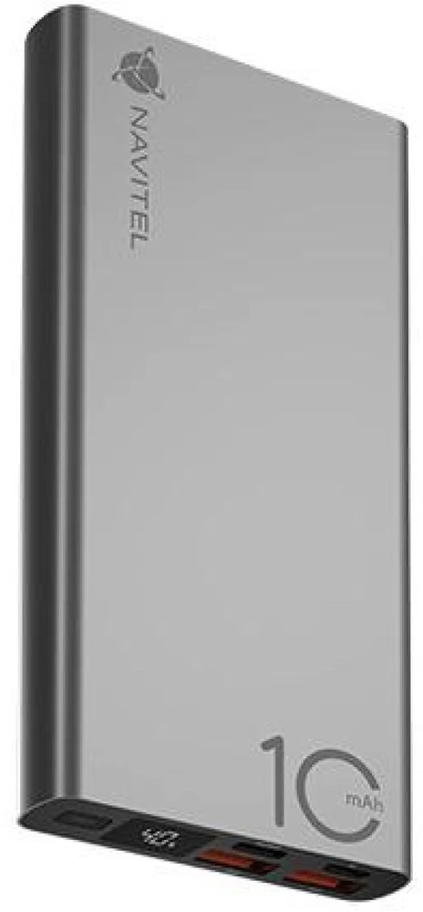 Navitel | Portable Charger | PWR10 AL Sidabrinis | USB-A, USB-C | Lithium-ion
