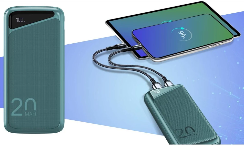 Navitel PWR20 MX 20000 mAh išorinė baterija, žalia