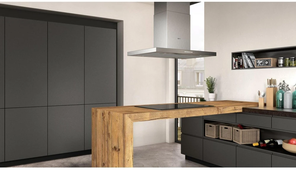 Gartraukis Neff island hood IBBE952N B sidabrinis