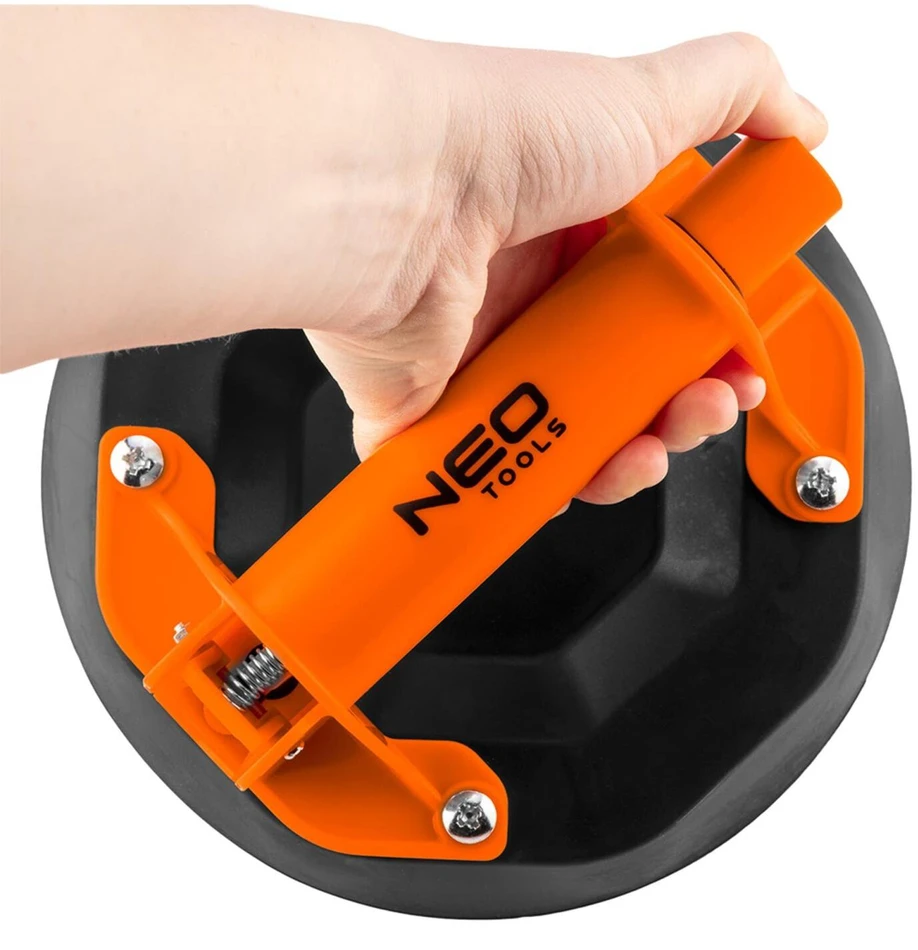Neo Tools Przyssawka Vakuuminis siurbimo puodelis su pompa, plytelėms ir stiklui, 160 kg, dėkle