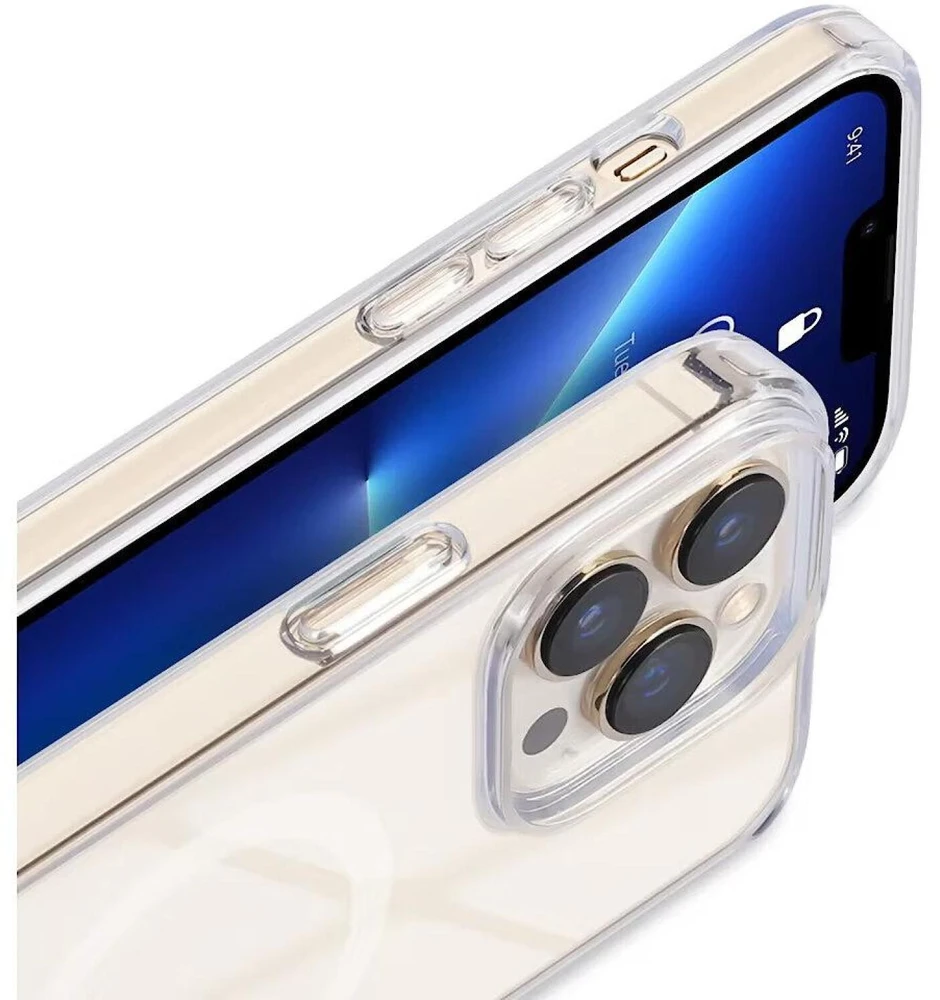 Dėklas Nevox nevox StyleShell SHOCKFlex MagSafe iPhone 16 Pro skaidrus