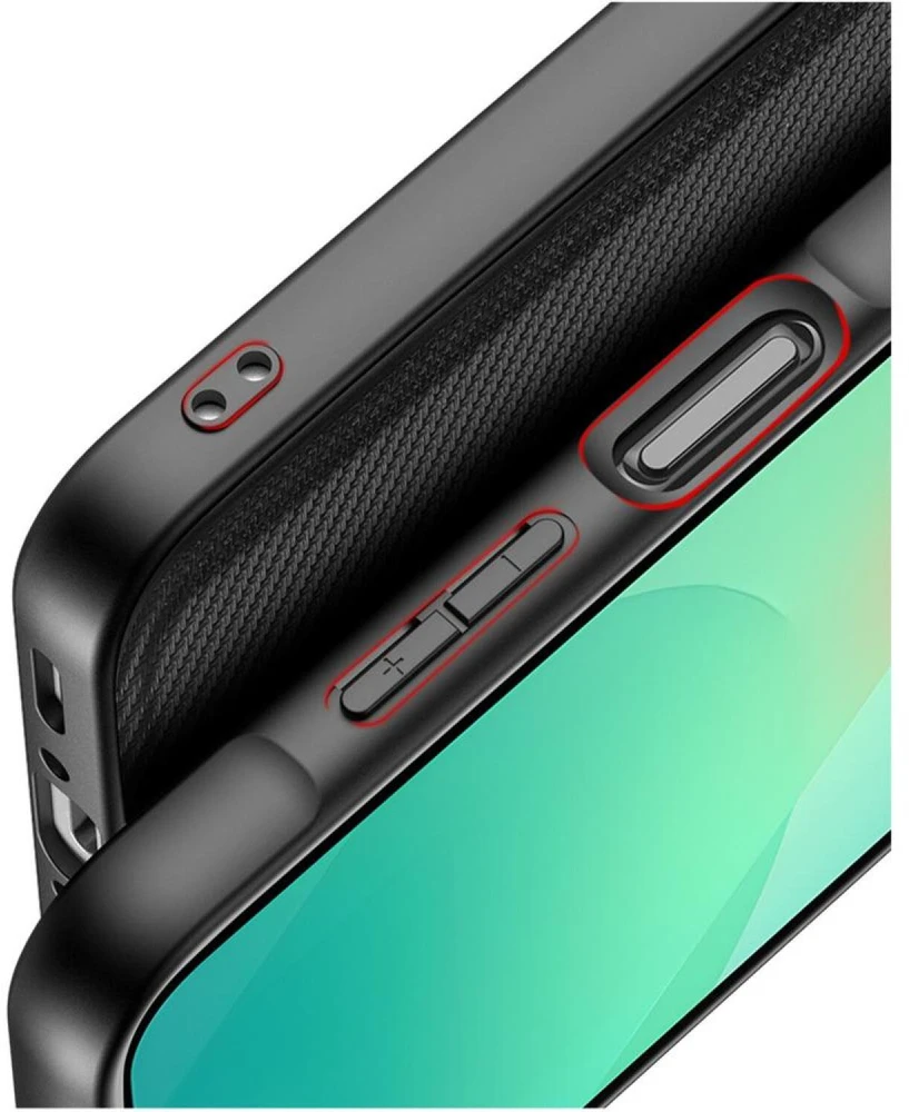 Nevox StyleShell NYLO 2503, išmaniojo telefono dėklas, juodas, polikarbonatas, TPU, nailonas, atsparus smūgiams