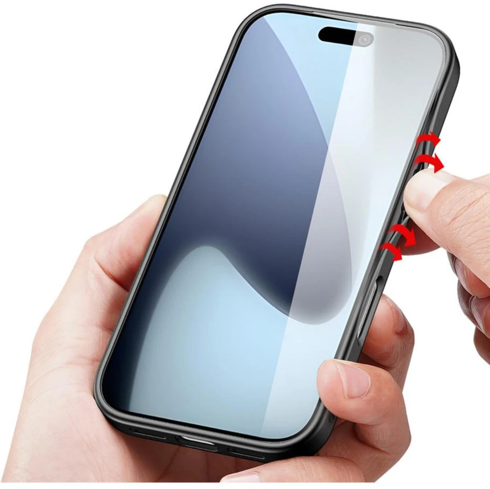 Dėklas Nevox StyleShell NYLO - iPhone 17/18 Pro, juodas