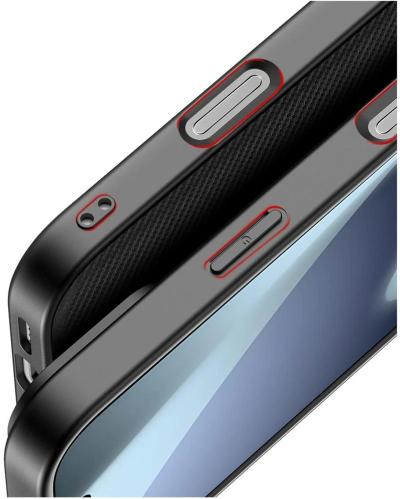 Dėklas Nevox StyleShell NYLO - iPhone 17/18 Pro, juodas