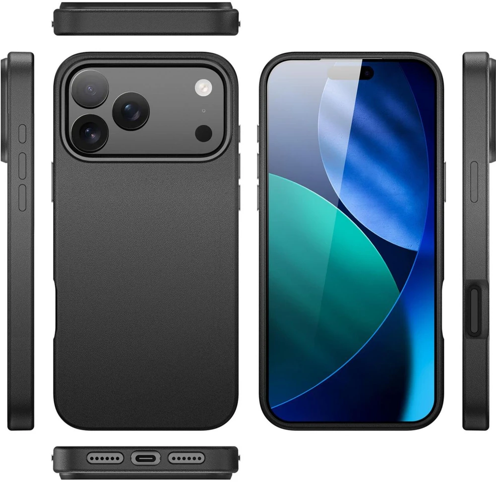 Dėklas Nevox StyleShell PRO - iPhone 17 Pro, 18 Pro kompatibel mit MagSafe , juodas