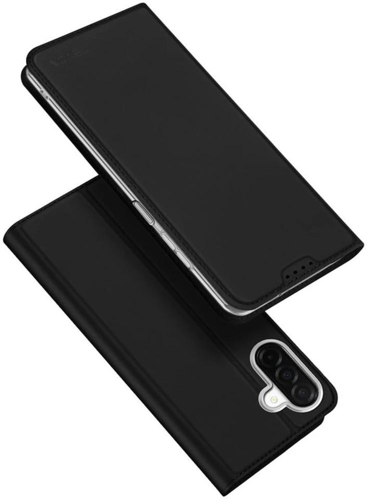 Nevox VARIO Series 2628, išmaniojo telefono dėklas, juodas, TPU, PU, kortelių skyrius, stovo funkcija, magnetinis užsegimas
