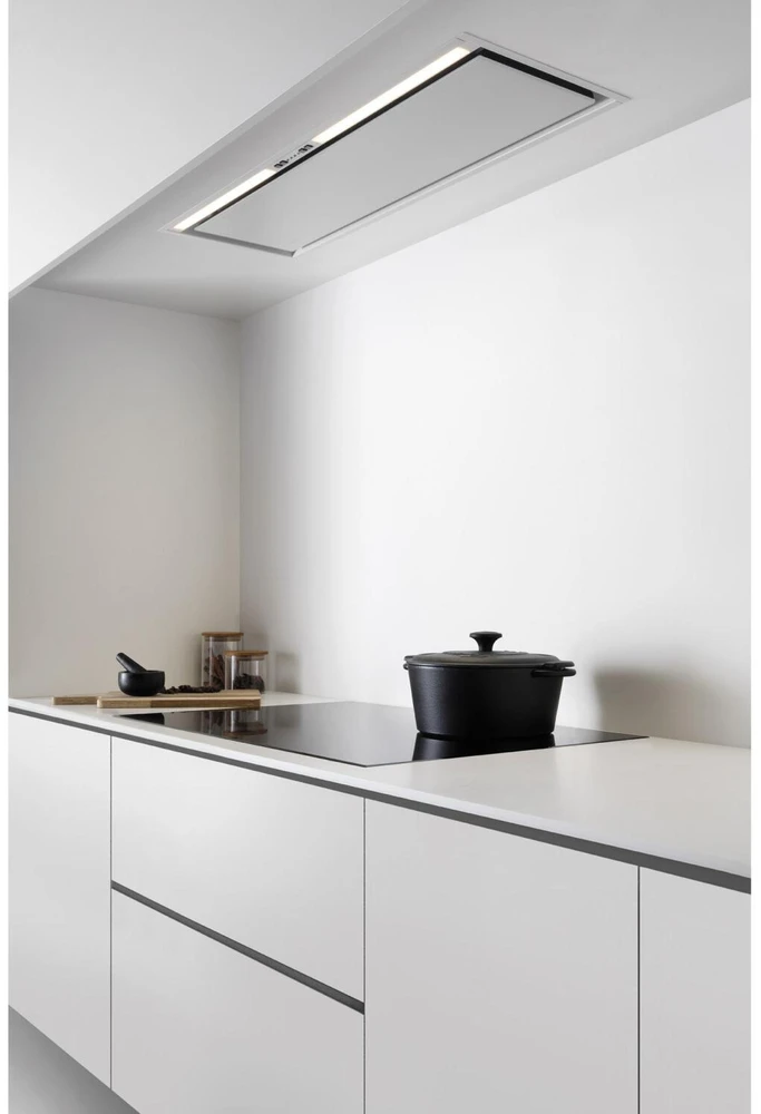 Gartraukis Novy Hood Crystal 26050 Canopy Energy efficiency class B Plotis 60 cm 600 m³/h Push buttons LED Baltas