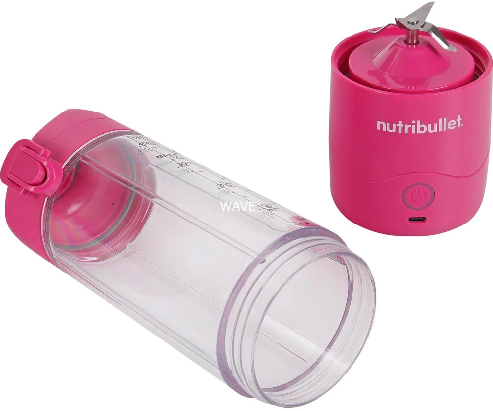 Virtuvinis kombainas Trintuvas su indu Nutribullet Rožinė 475 ml