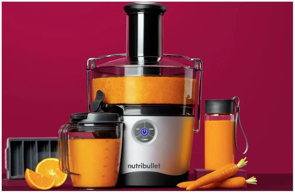 Nutribullet sulčiaspaudė NBJ200G 0C22500002, 1000 W, 2 l, 3 greičiai, nerūdijantis plienas, be BPA, tinka plauti indaplovėje