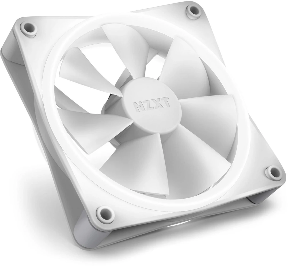 Korpusų Ventiliatorius - NZXT F-Series 120mm RGB 500 RPM 28-32 dB Triple Baltas