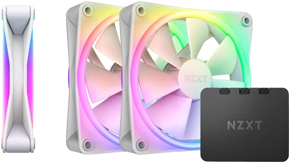 Korpusų Ventiliatorius - NZXT F-Series 120mm RGB 500 RPM 28-32 dB Triple Baltas