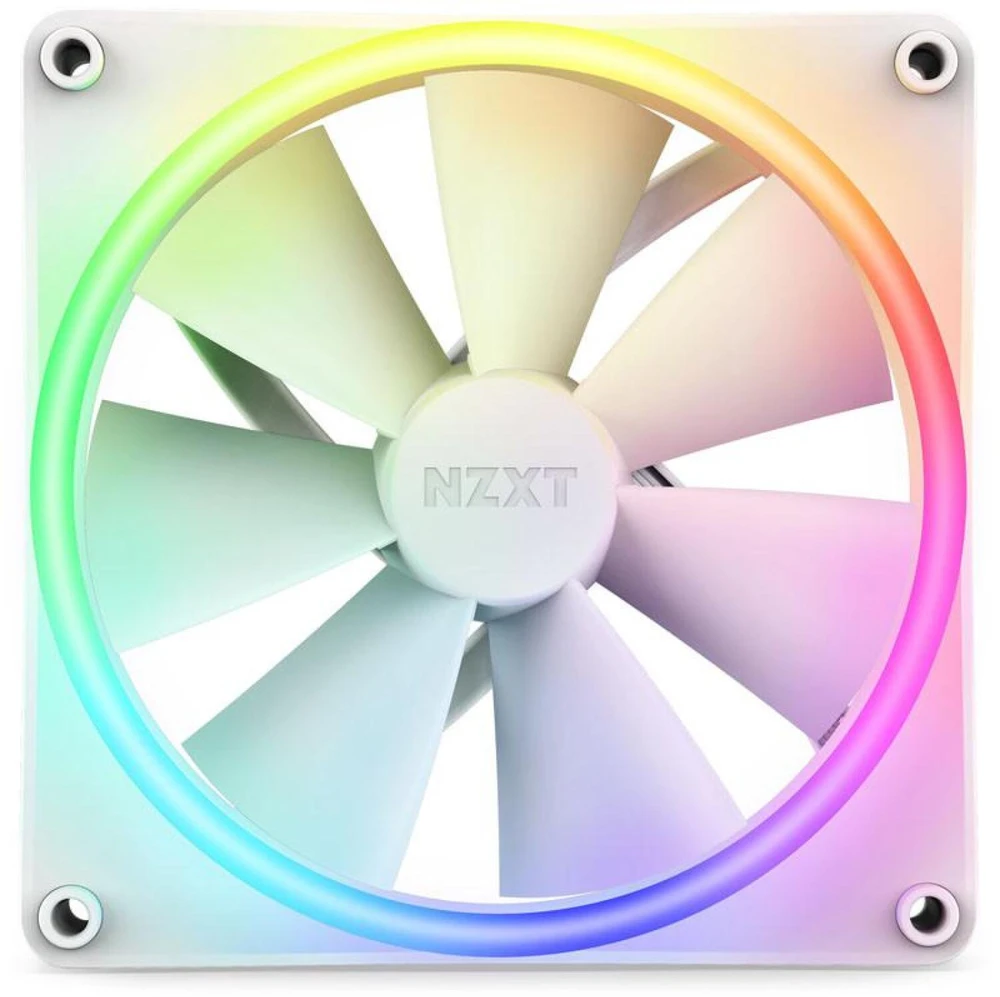 Aušintuvo Ventiliatorius - NZXT F140 RGB DUO 500 RPM 34-43 dB 230x150x40 mm Balta