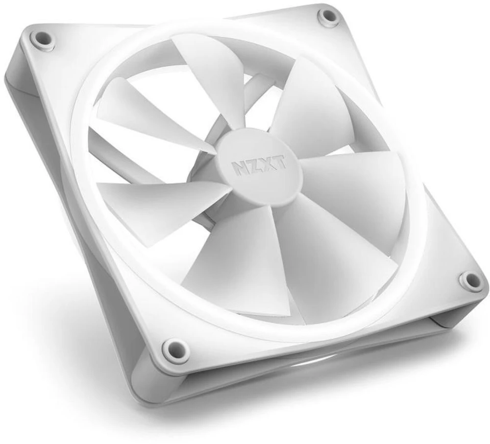 Aušintuvo Ventiliatorius - NZXT F140 RGB DUO 500 RPM 34-43 dB 230x150x40 mm Balta