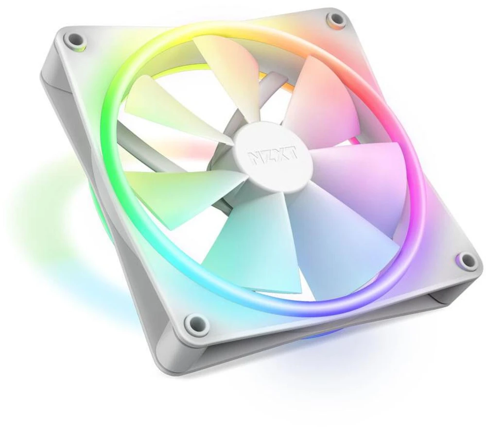 Aušintuvo Ventiliatorius - NZXT F140 RGB DUO 500 RPM 34-43 dB 230x150x40 mm Balta