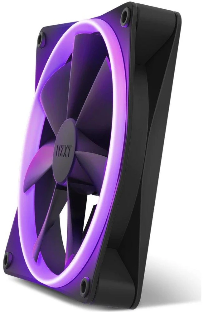 Nzxt F140 RGB 2-pack ventiliatorius + šakotuvas (RF-R14SF-B1)