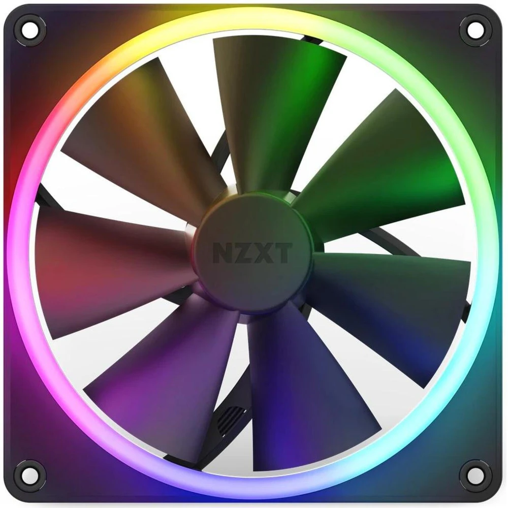 Nzxt F140 RGB 2-pack ventiliatorius + šakotuvas (RF-R14SF-B1)