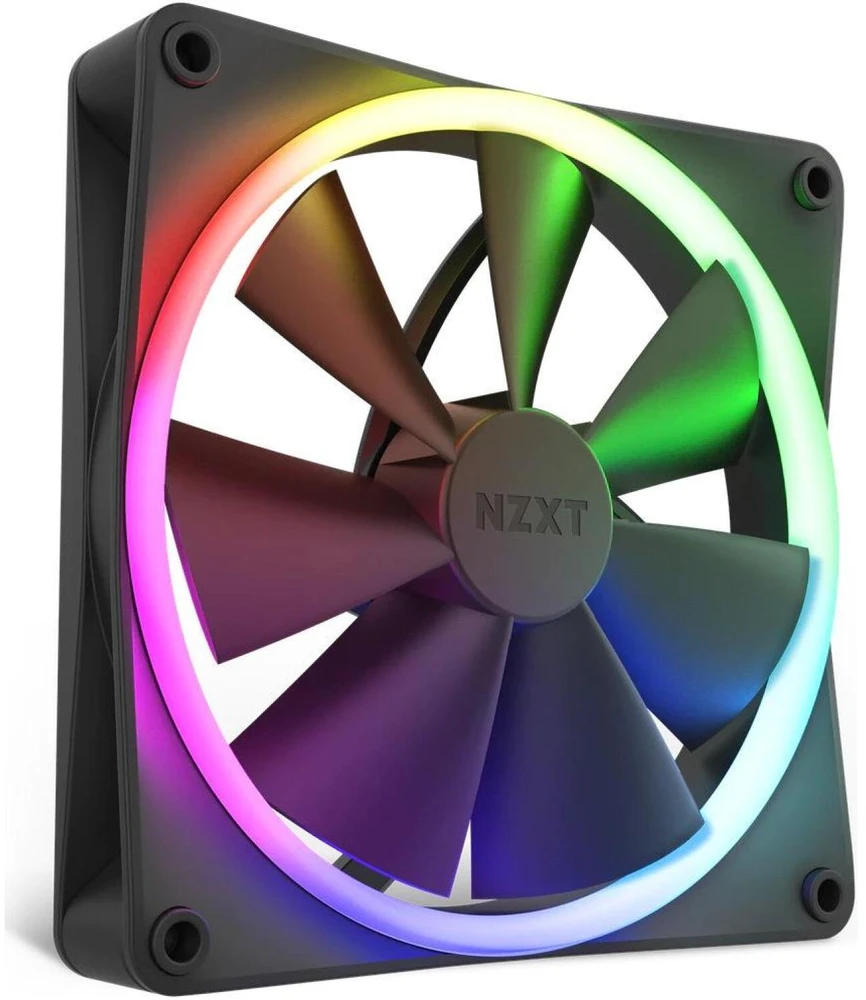 Nzxt F140 RGB 2-pack ventiliatorius + šakotuvas (RF-R14SF-B1)