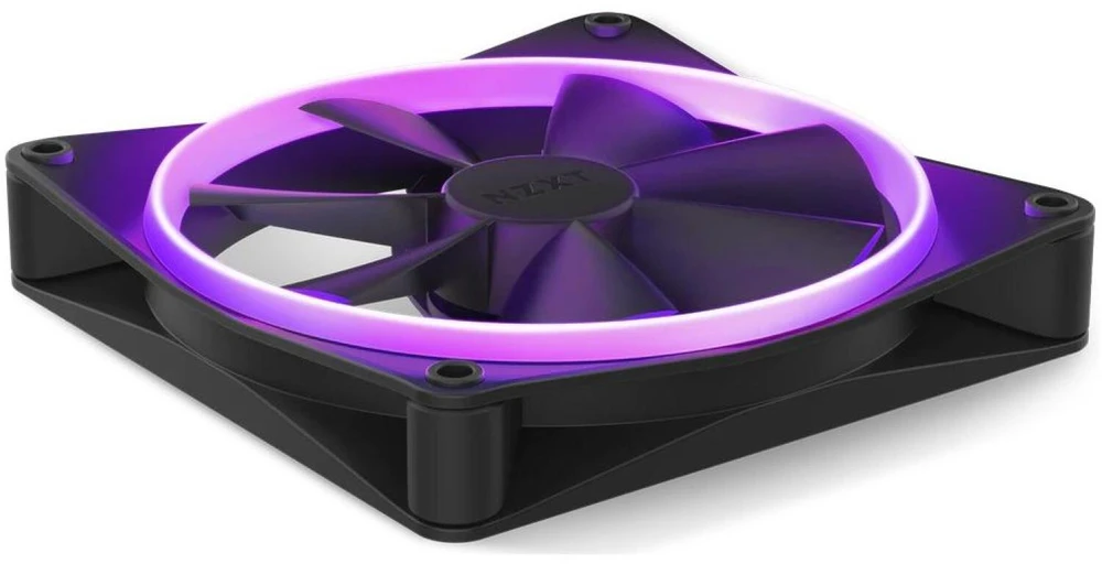 Nzxt F140 RGB 2-pack ventiliatorius + šakotuvas (RF-R14SF-B1)