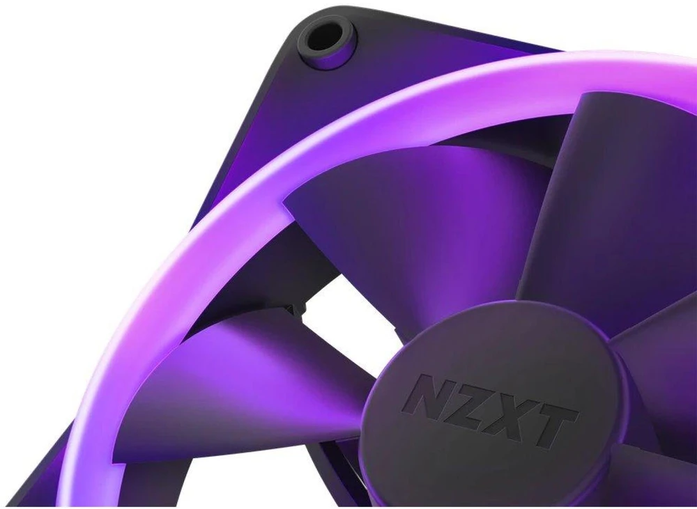 Nzxt F140 RGB 2-pack ventiliatorius + šakotuvas (RF-R14SF-B1)