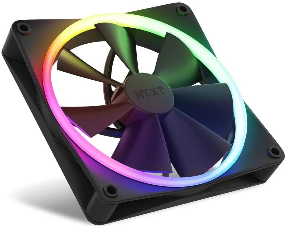 Nzxt F140 RGB 2-pack ventiliatorius + šakotuvas (RF-R14SF-B1)