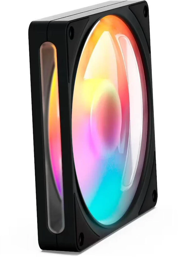 NZXT ventiliatorius F140 RGB RF-R214S-BF, 140mm, RGB apšvietimas, juodas