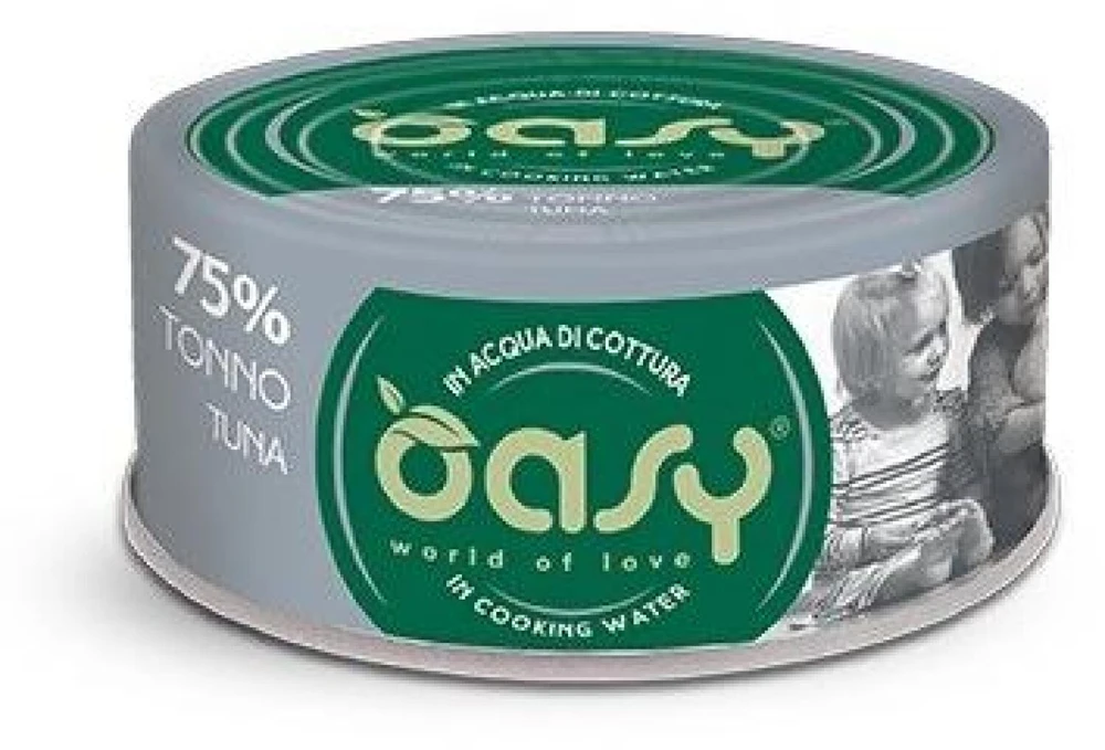 Maisto produktai - Oasy More Love Tuna šlapias maistas 70g be glitimo