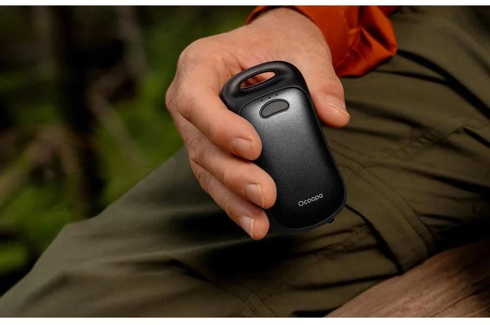 Ocoopa UT4 Urban 2x3000 mAh rankų šildytuvas, USB-C, juodas