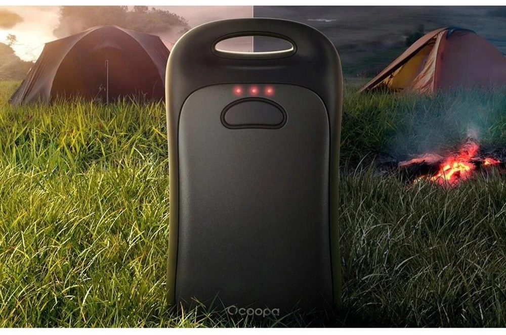 Ocoopa UT4 Urban 2x3000 mAh rankų šildytuvas, USB-C, juodas