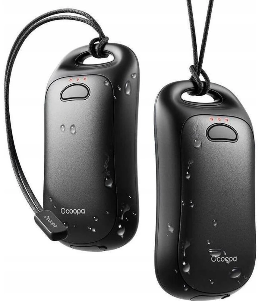 Ocoopa UT4 Urban 2x3000 mAh rankų šildytuvas, USB-C, juodas