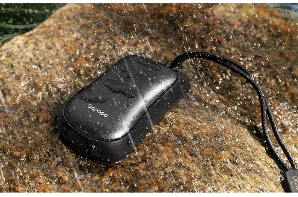 Ocoopa UT4 Urban 2x3000 mAh rankų šildytuvas, USB-C, juodas