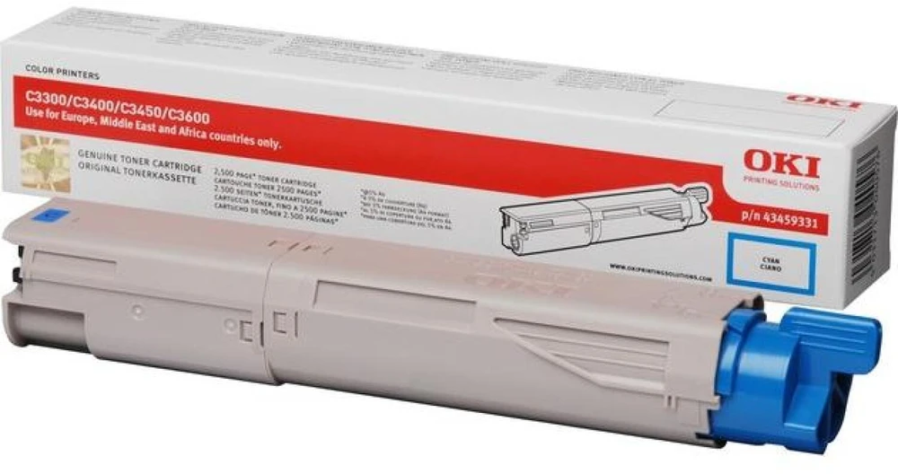 OKI Toneris cyan 2500pages fuer C3300 C3400 C3450 C3600
