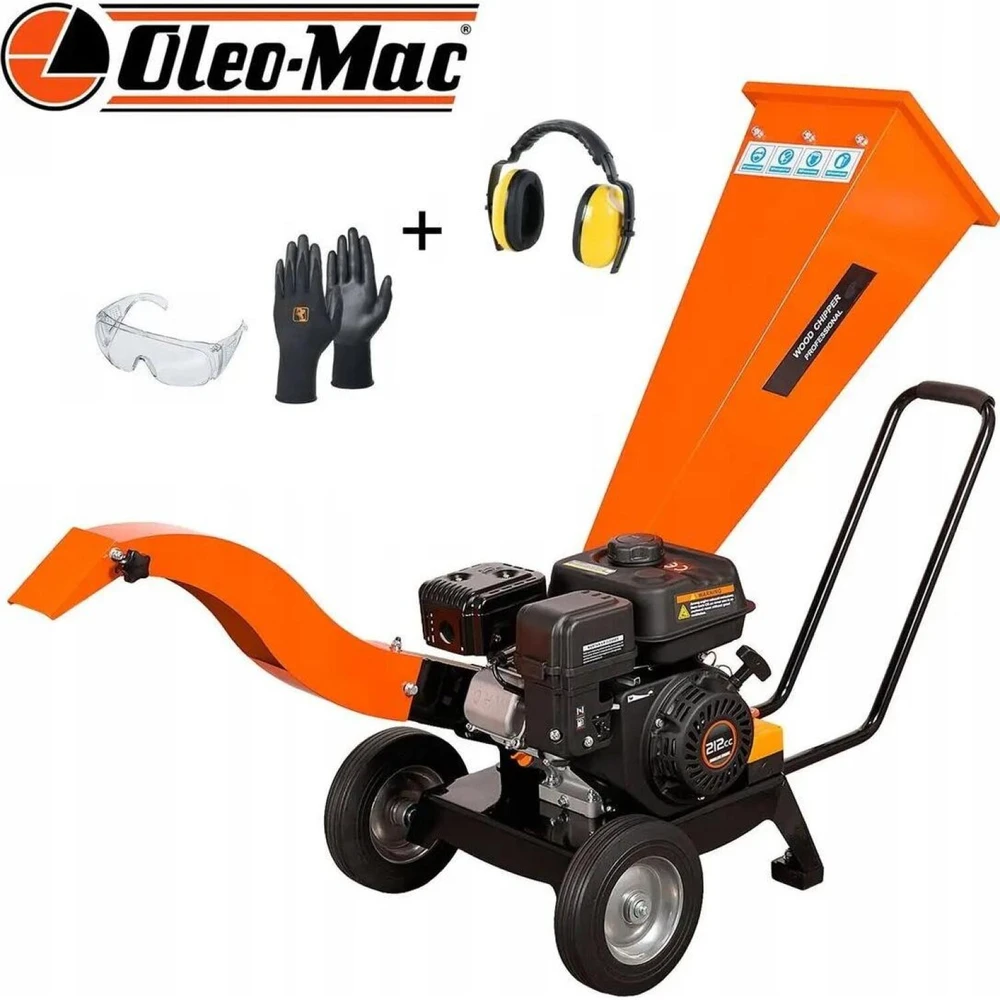Oleo-Mac OLEO MAC OM-LINE RDR60 benzinu varomas smulkintuvas šakų smulkinimui 6 cm / 7 KM (18066-uniw)