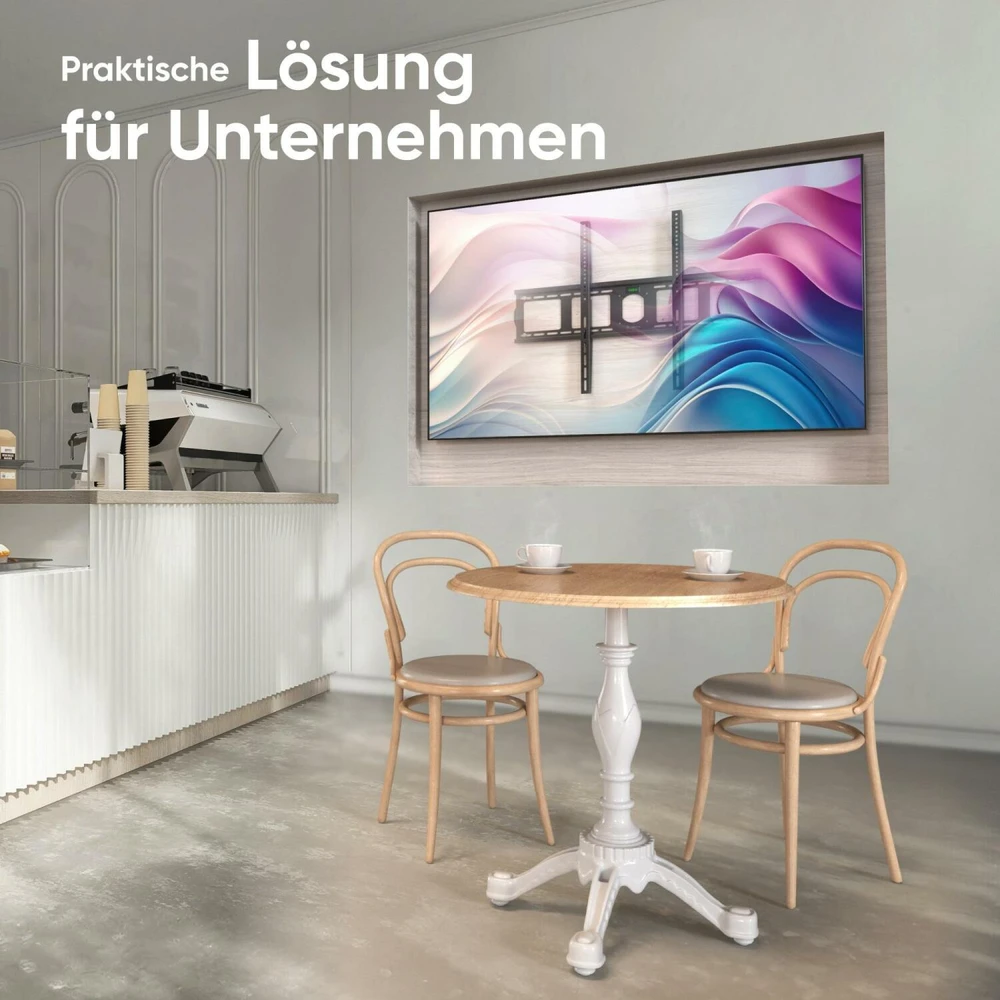 TV SET ACC WALL MOUNT/55-100"/Juodas UF4-B ONKRON