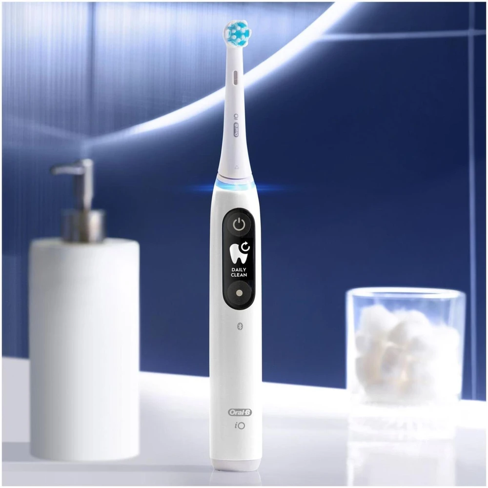 Elektrinis dantų šepetėlis Oral-B iO Series 6, Baltas