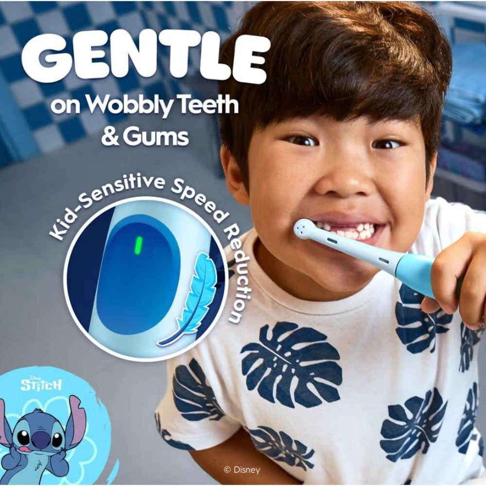 Elektrinis dantų šepetėlis Oral-B IOS2K.1I9.K STITCH, mėlyna