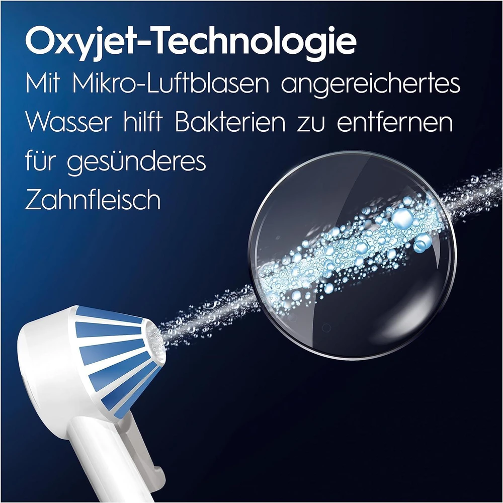Oral-B Elektrinis dantų šepetėlis | iO6 & OxyJet | Įkraunamas | Suaugusiems | Šepetėlių skaičius galvutės įeina 2 | Number of teeth brushing modes 5 | Baltas