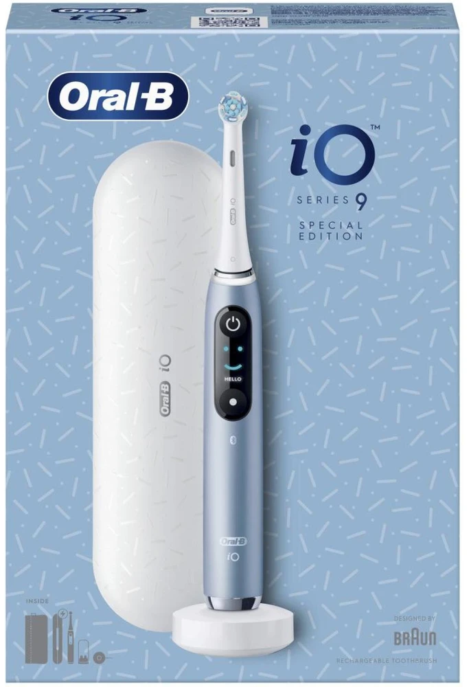 Oral-B iO Series 9 Special Edition Elektrinis dantų šepetėlis, mėlynos spalvos