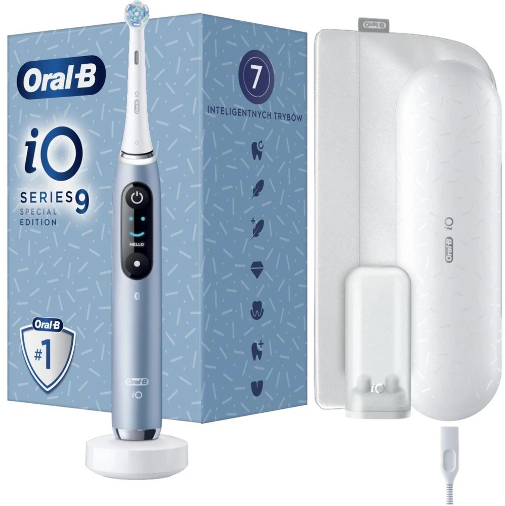 Oral-B iO Series 9 Special Edition Elektrinis dantų šepetėlis, mėlynos spalvos