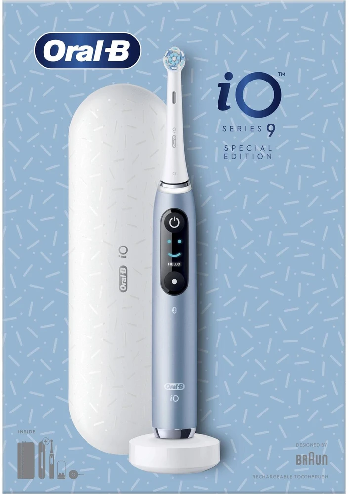 Oral-B iO Series 9 Special Edition Elektrinis dantų šepetėlis, mėlynos spalvos