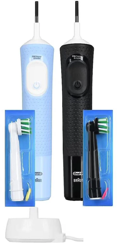 Oral-B Vitality Pro D103 Duo juoda/mėlynas