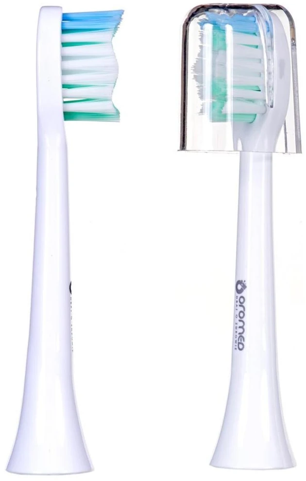 Oro-med Oromed ORO-SONIC Baltas sonic dantų šepetėlis galvutės, 2 pieces