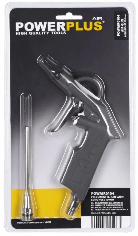 Oro pūtimo pistoletas su ilgu 10 cm „PowerPlus“ antgaliu