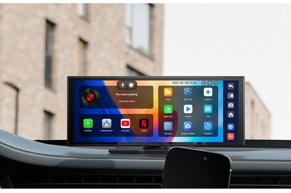 OTTOCAST OTTOAIBOX N95C Automobilių monitorius + Galinio vaizdo kamera