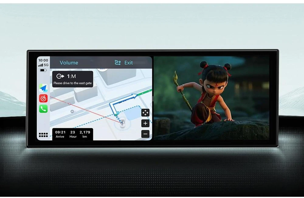 OTTOCAST OTTOAIBOX N95C Automobilių monitorius + Galinio vaizdo kamera