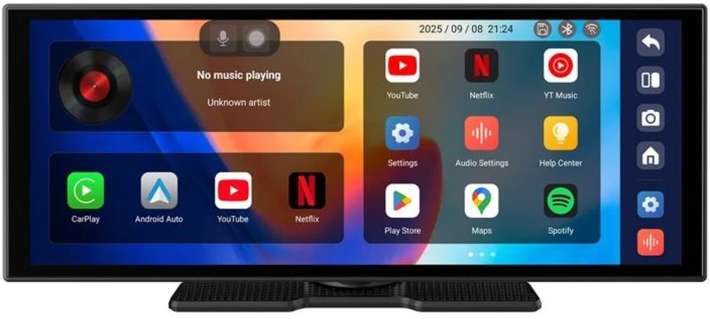 OTTOCAST OTTOAIBOX N95C Automobilių monitorius + Galinio vaizdo kamera