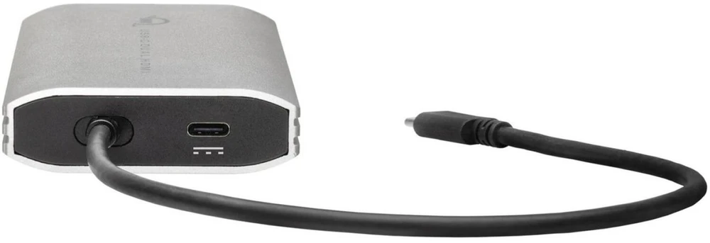Adapteris AV OWC OWC Adapteris Thunderbolt 3 > Dual HDMI 4K (sidabrinis/juodas, 26cm, with DisplayLink)